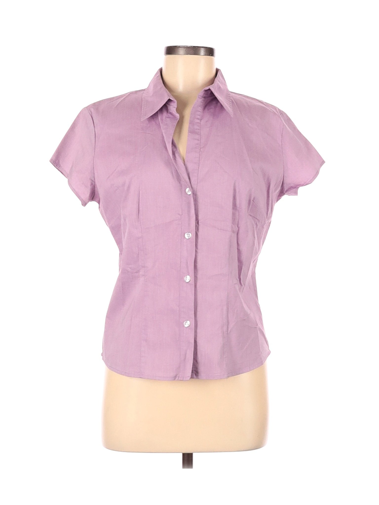 purple short sleeve shirt womens