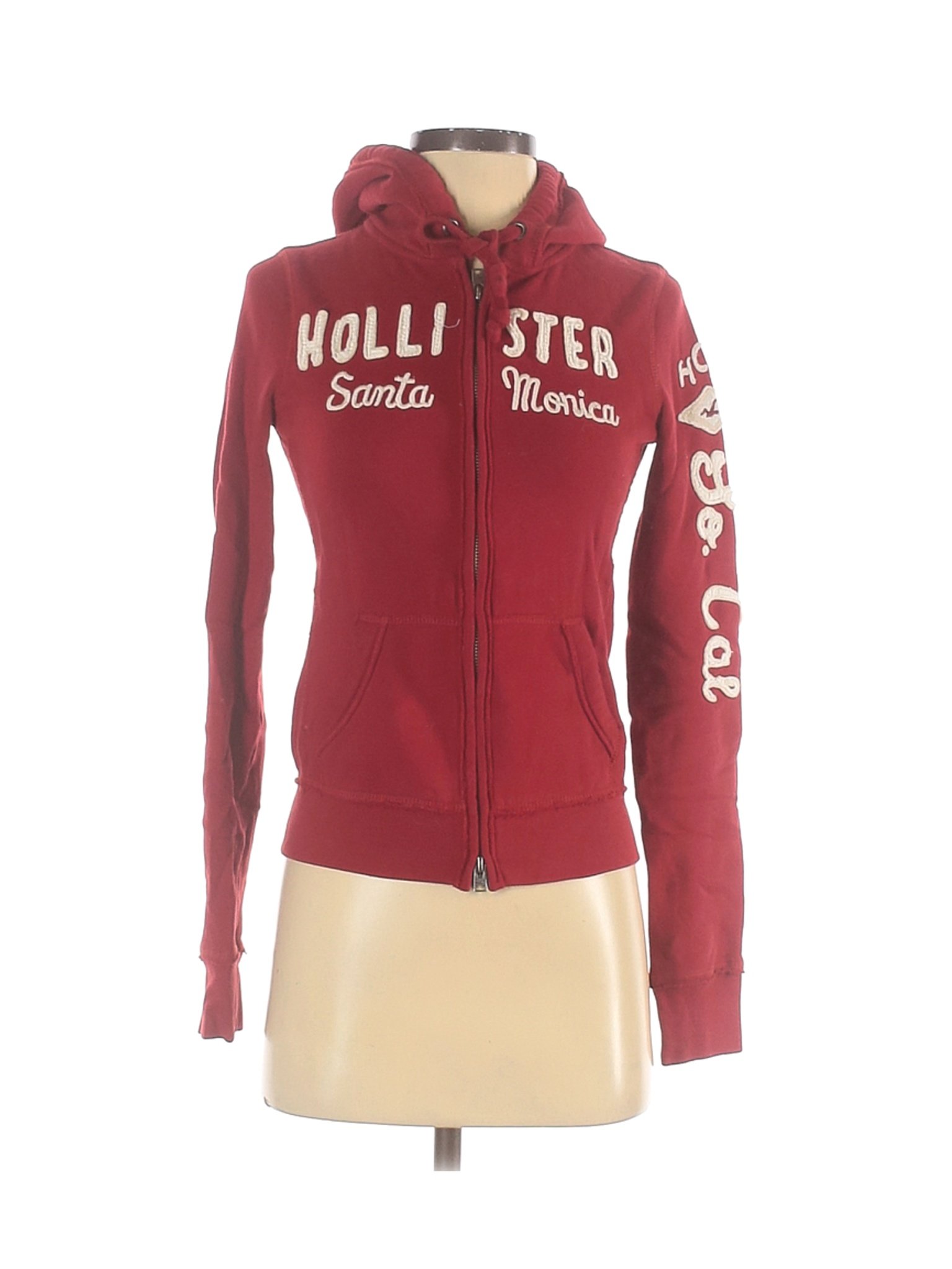 Hollister Red Zip Up Hoodie Cheap Sale 56 Off Www Slyderstavern Com