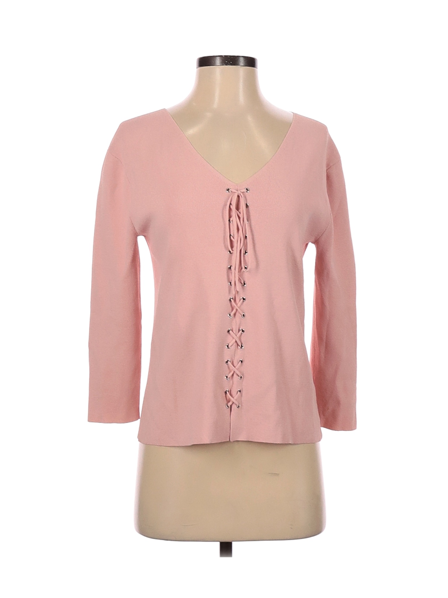 Chico's Design Women Pink Pullover Sweater S | eBay
