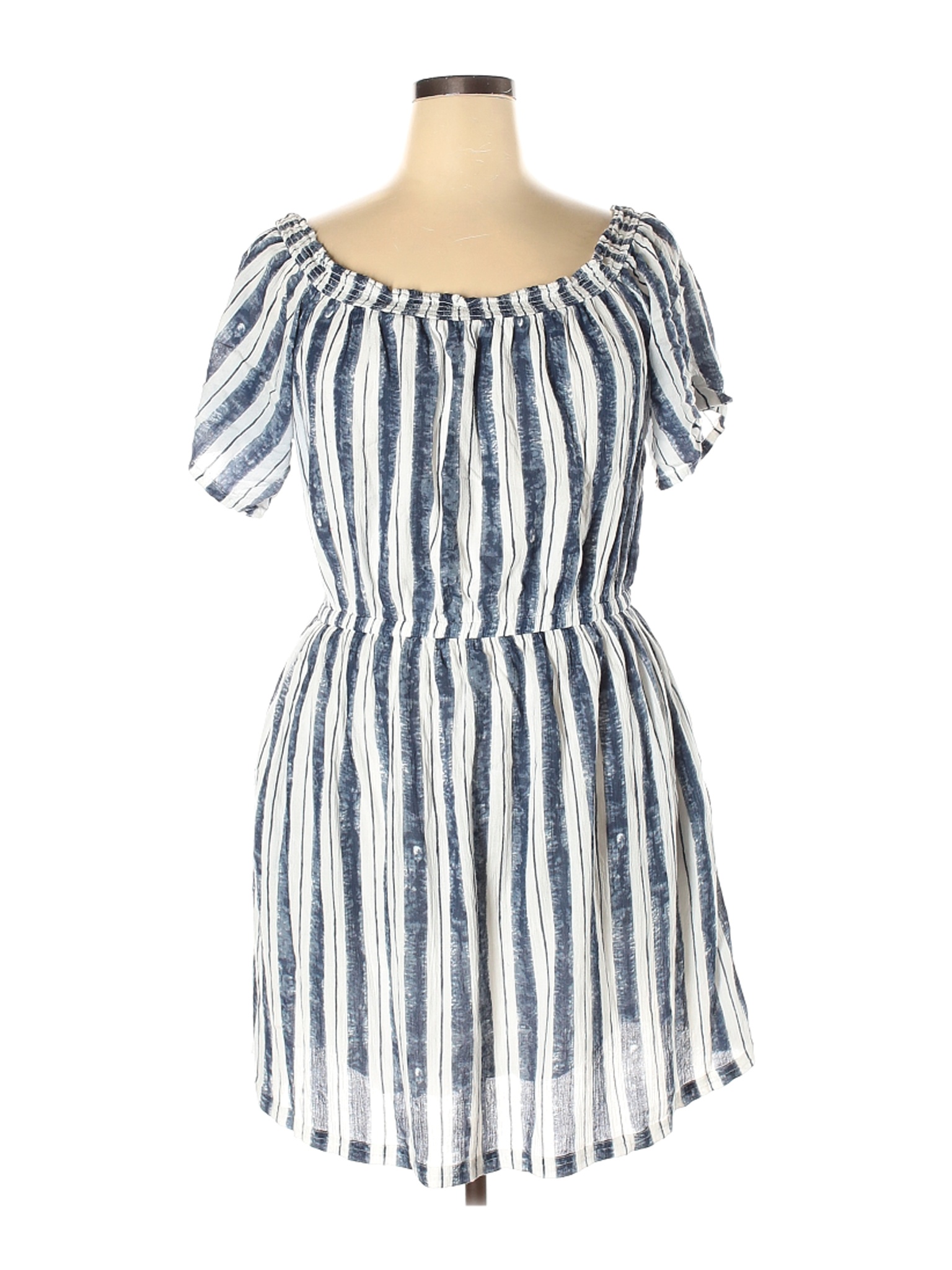New York & Company Women Blue Casual Dress XL | eBay