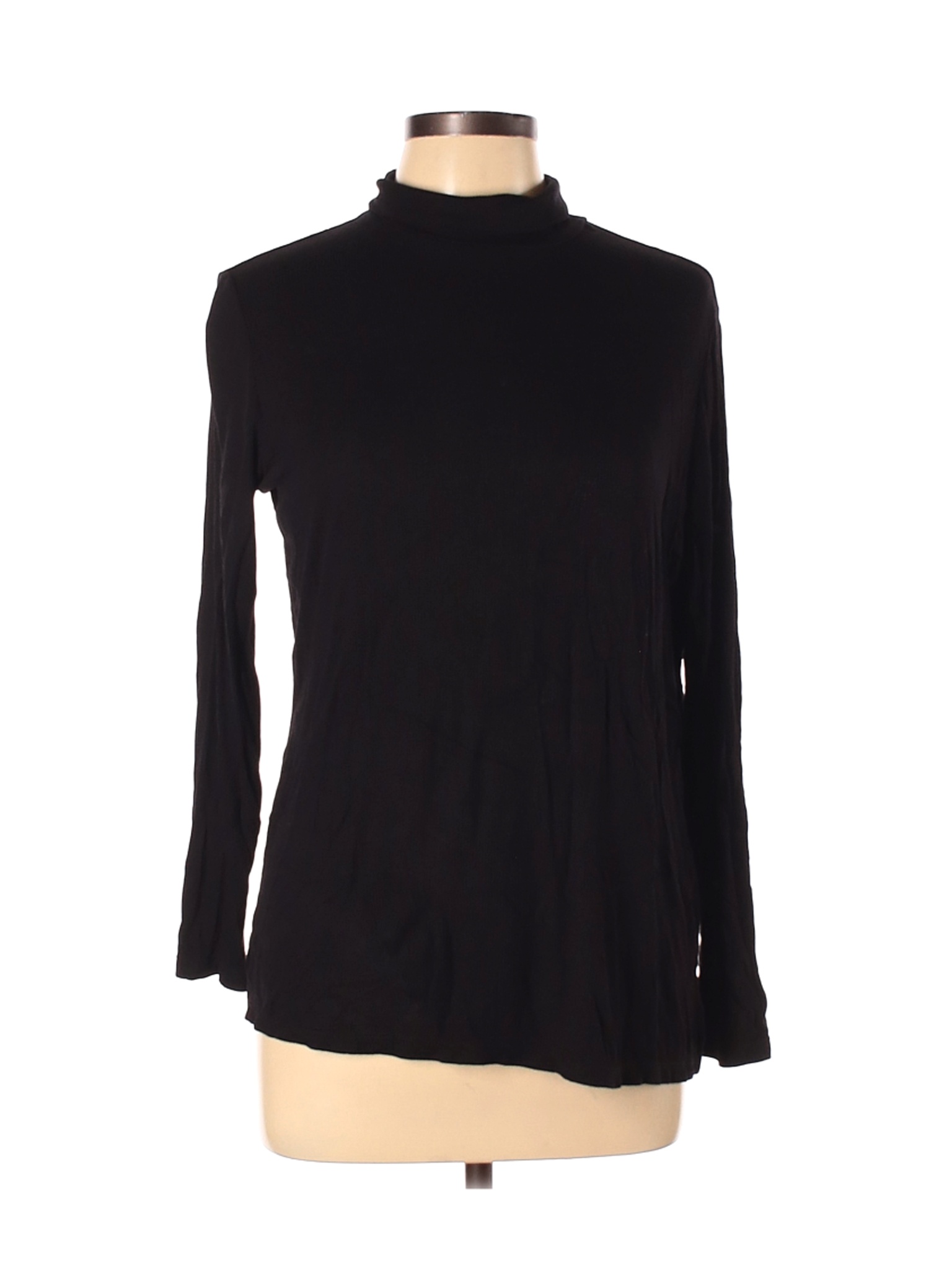 Jones New York Women Black Long Sleeve T-Shirt L | eBay