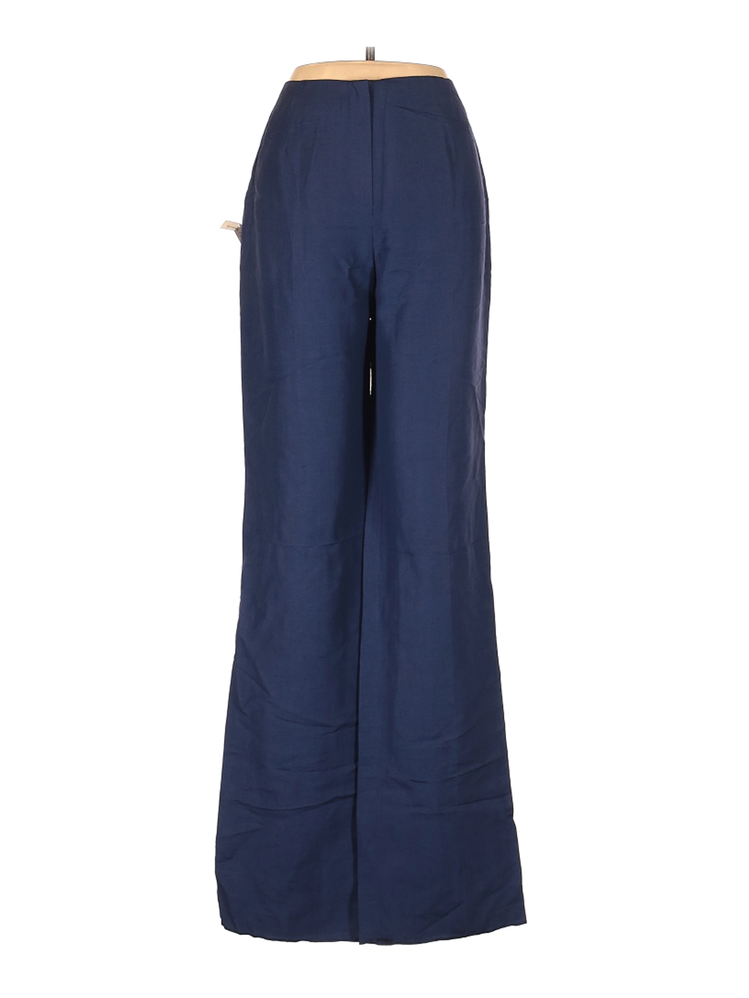 NWT Bernard Zins Women Blue Linen Pants 8 | eBay