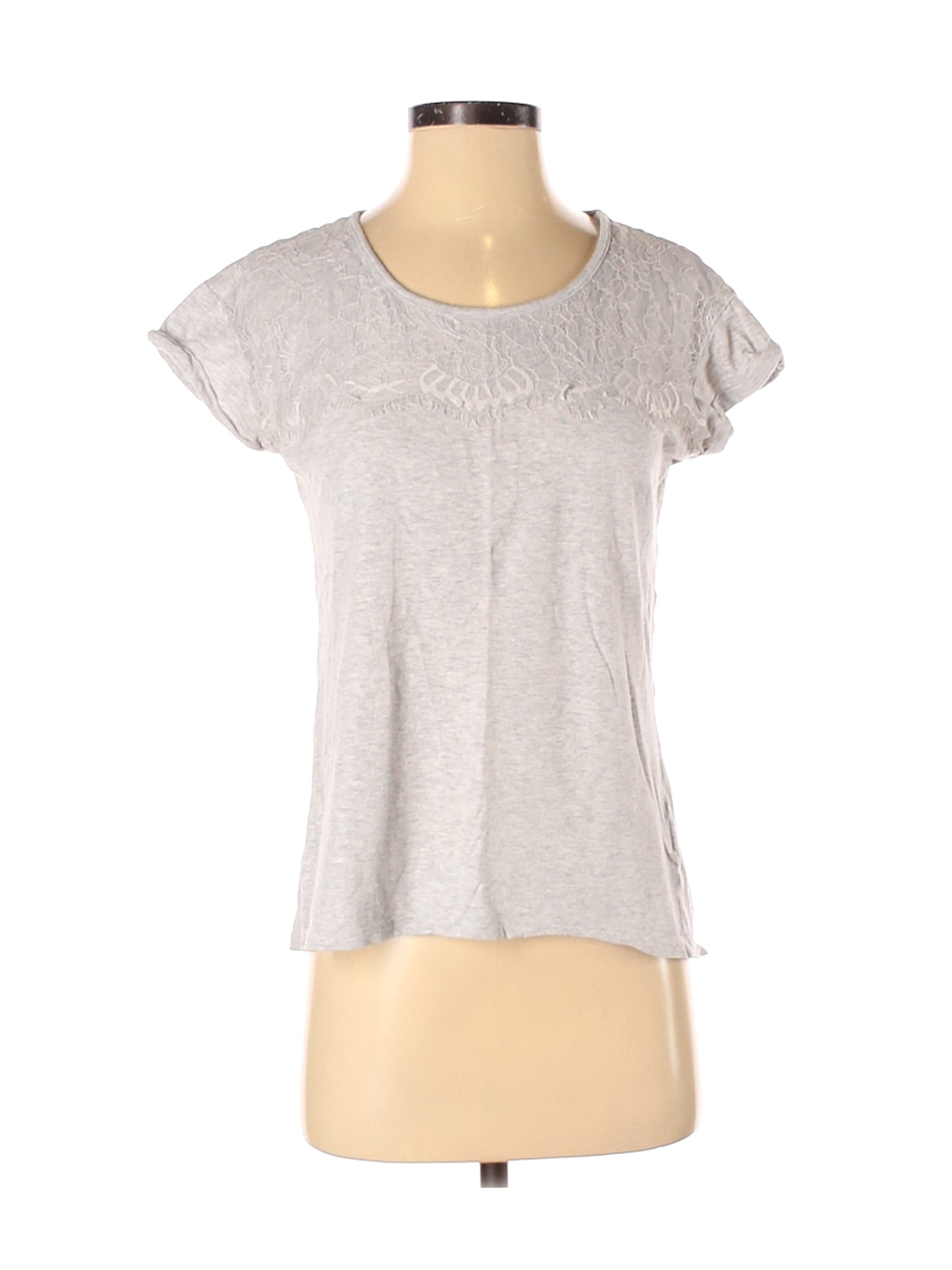 SONOMA life + style Women Gray Short Sleeve Top XS | eBay