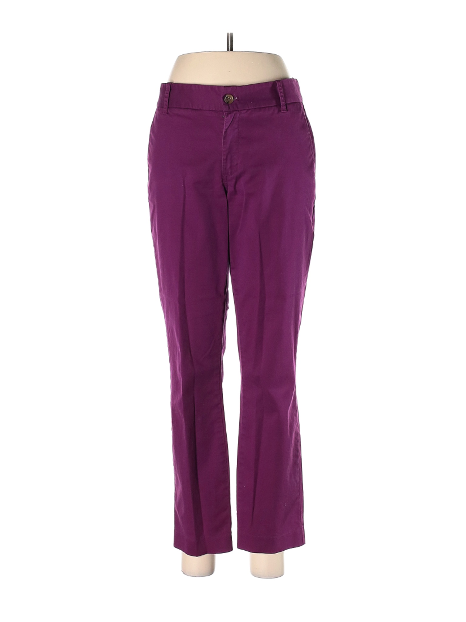 J.Crew Factory Store Women Purple Khakis 8 | eBay