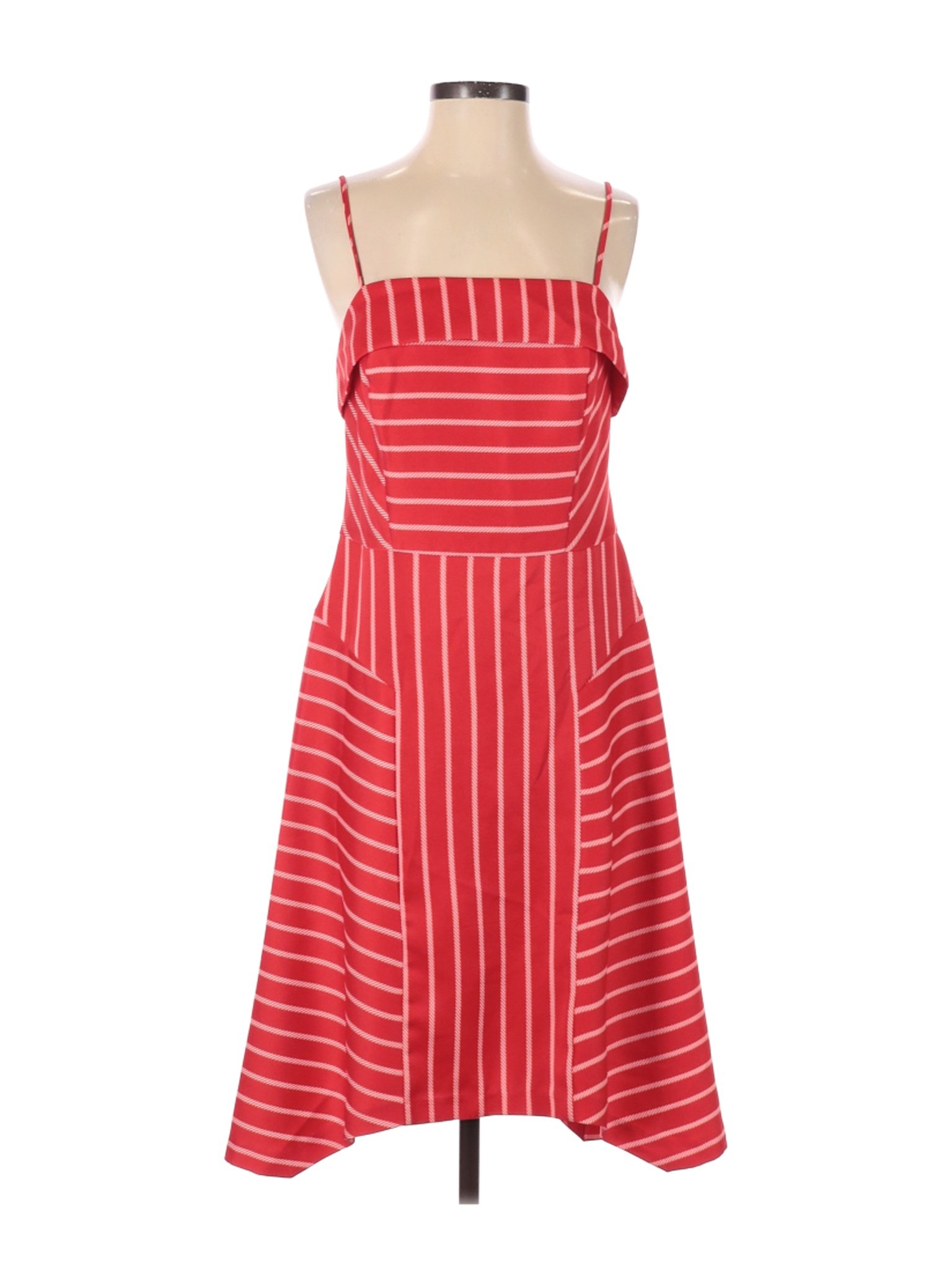 Banana Republic Women Red Casual Dress 4 | eBay