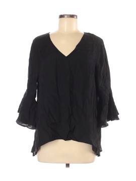 La Roque 3/4 Sleeve Silk Top