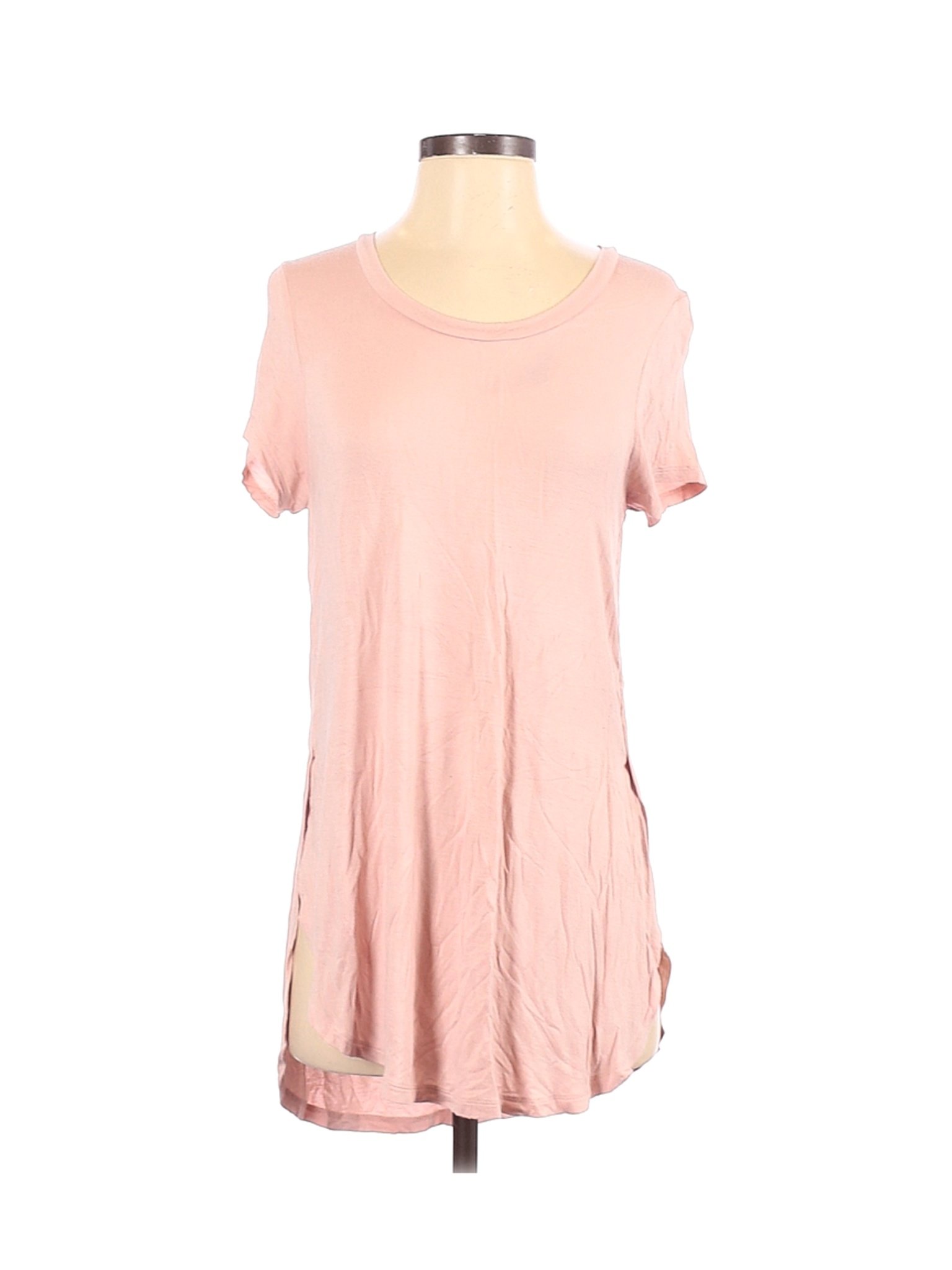Pink Rose Women Pink Short Sleeve T-Shirt S | eBay