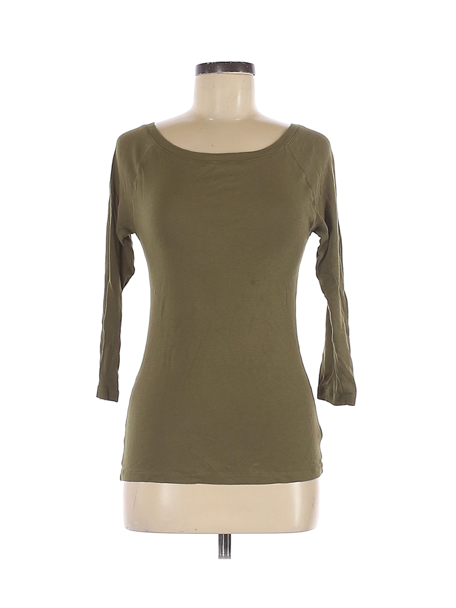 Gap Women Green 3/4 Sleeve T-Shirt M | eBay