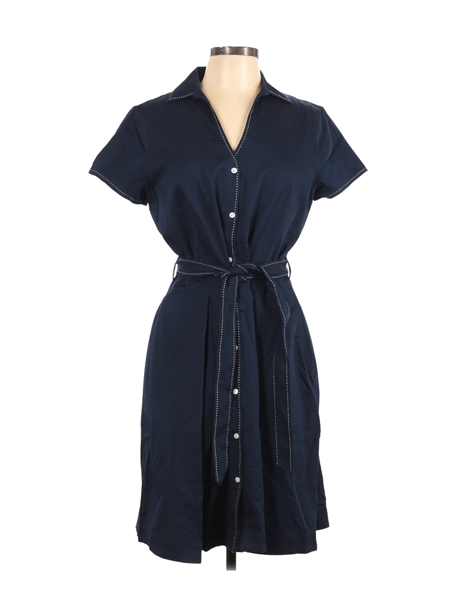 Brooks Brothers Women Blue Casual Dress 12 | eBay