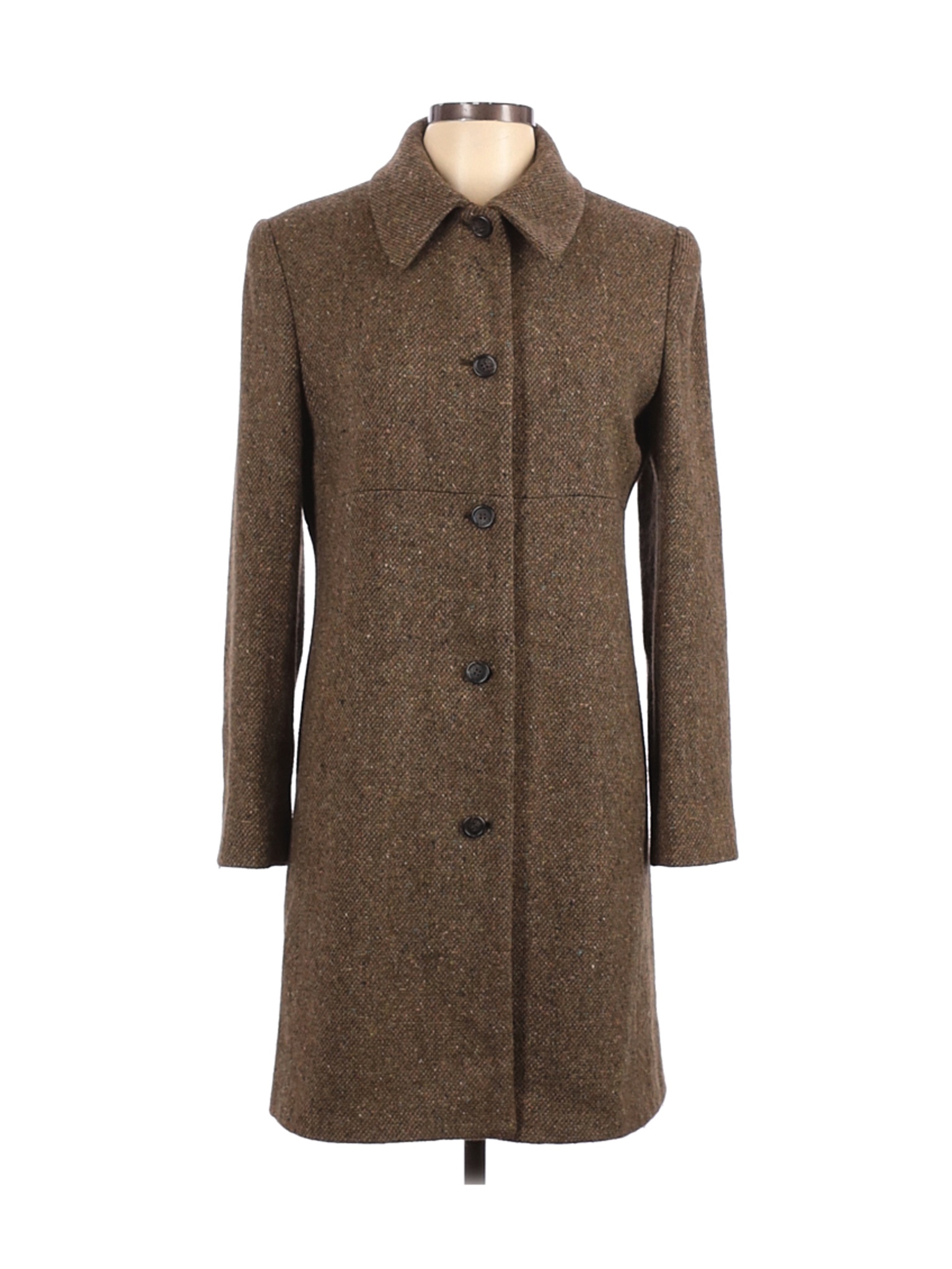 Steve by Searle Women Brown Wool Coat 8 | eBay