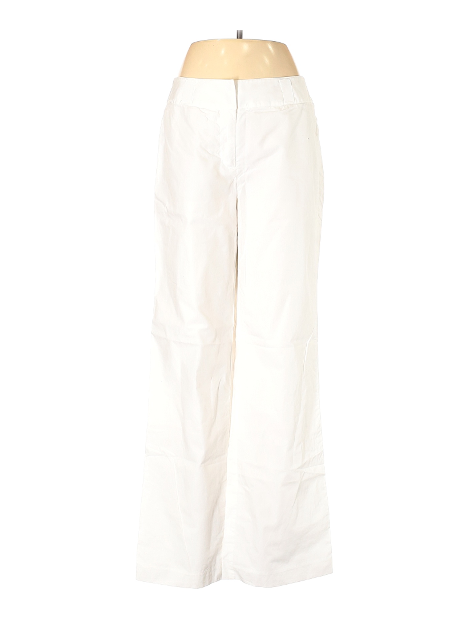 Talbots Women White Casual Pants 8 | eBay