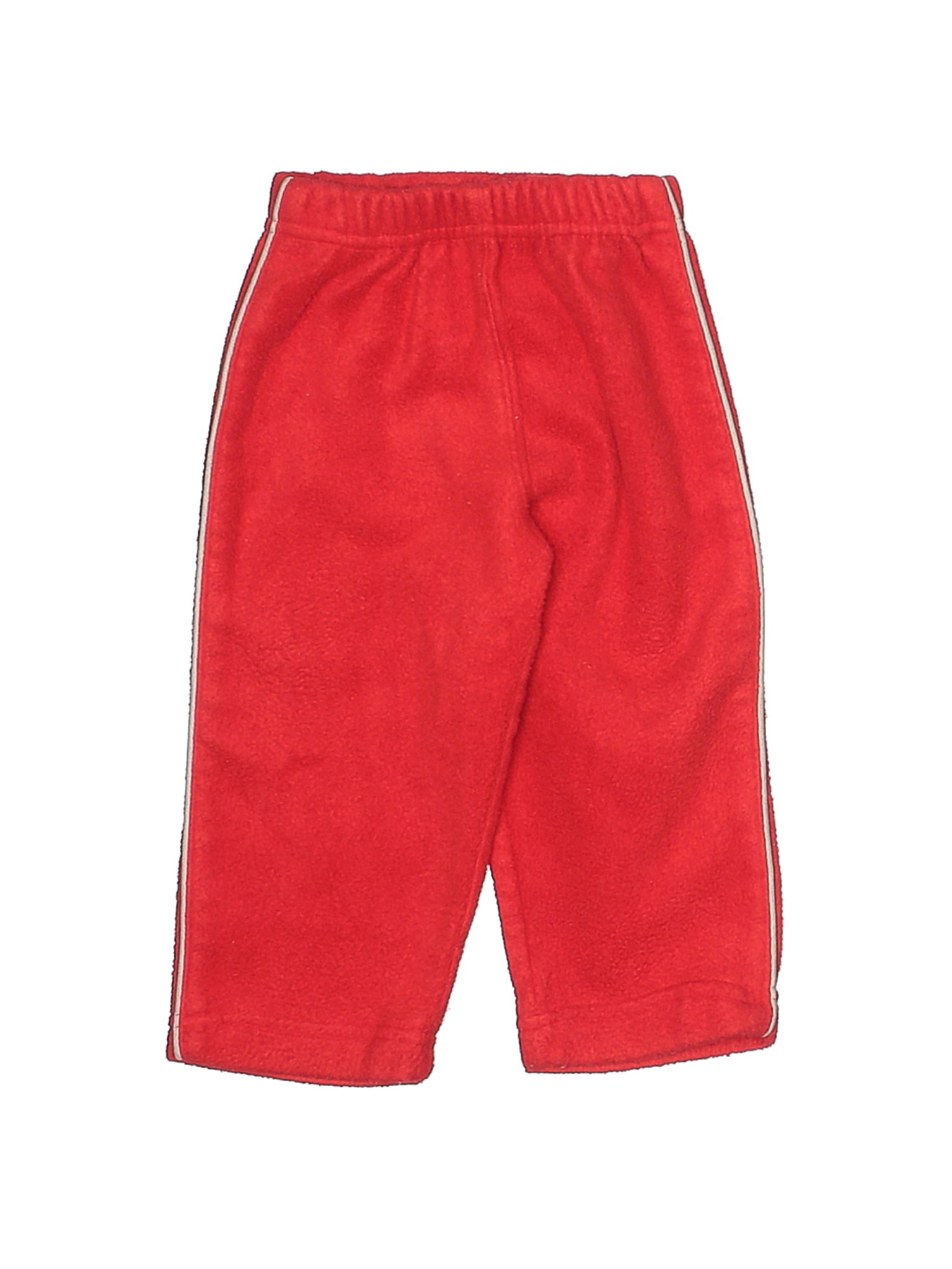 red fleece pants