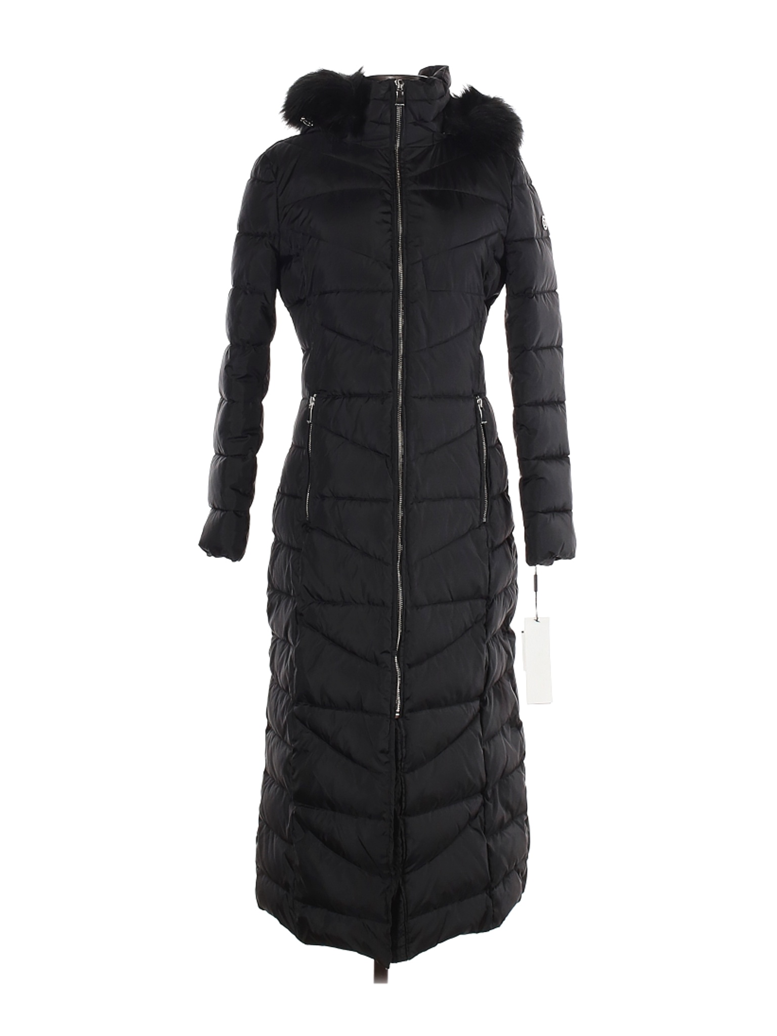 NWT Calvin Klein Women Black Coat XS | eBay