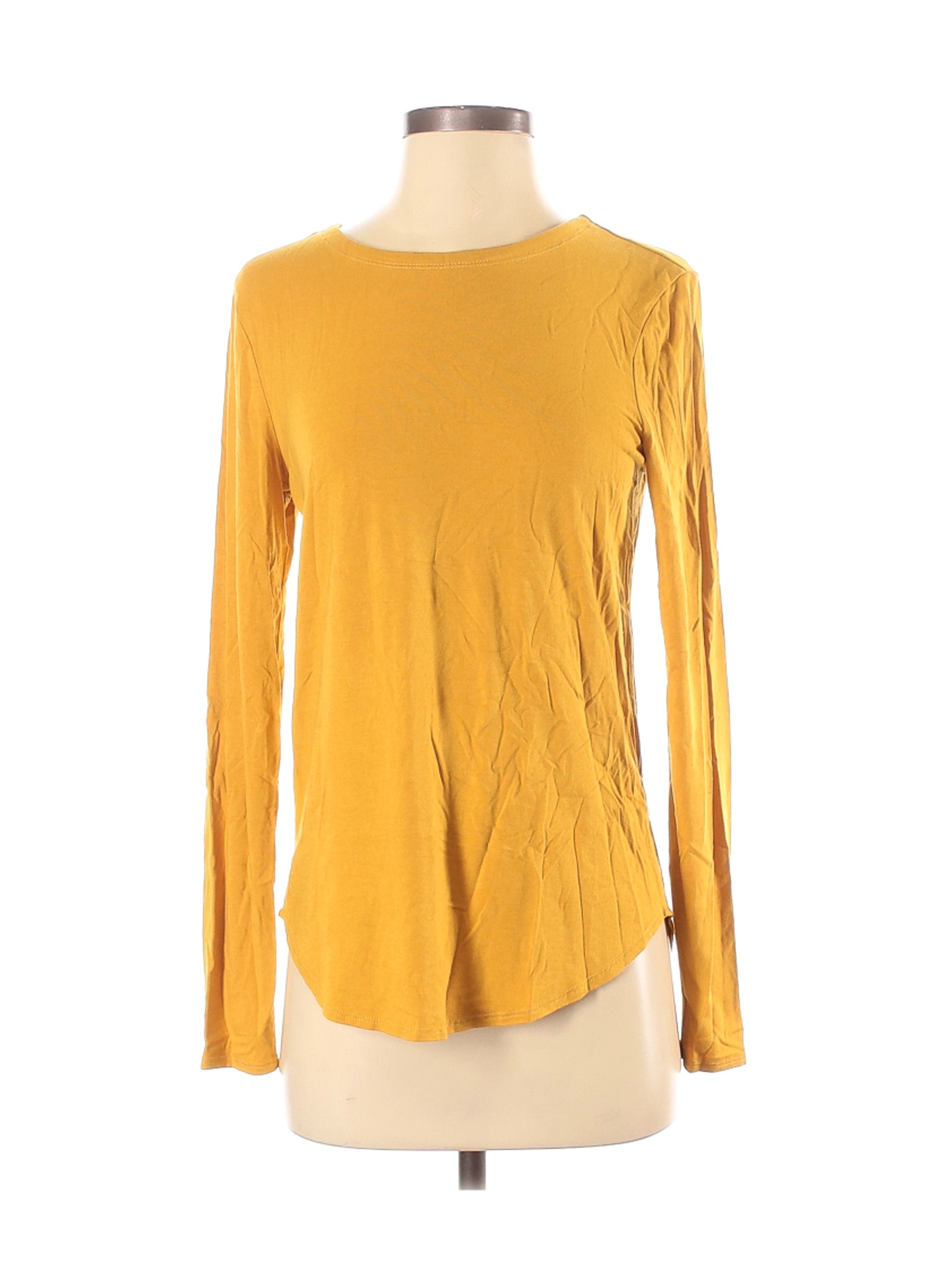 Cupio Women Yellow Long Sleeve T-Shirt S | eBay