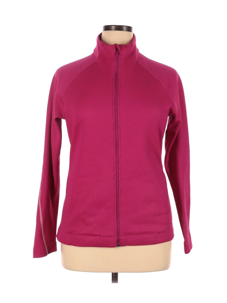Salomon 100% Polyester Pink Track Jacket Size XL - photo 1