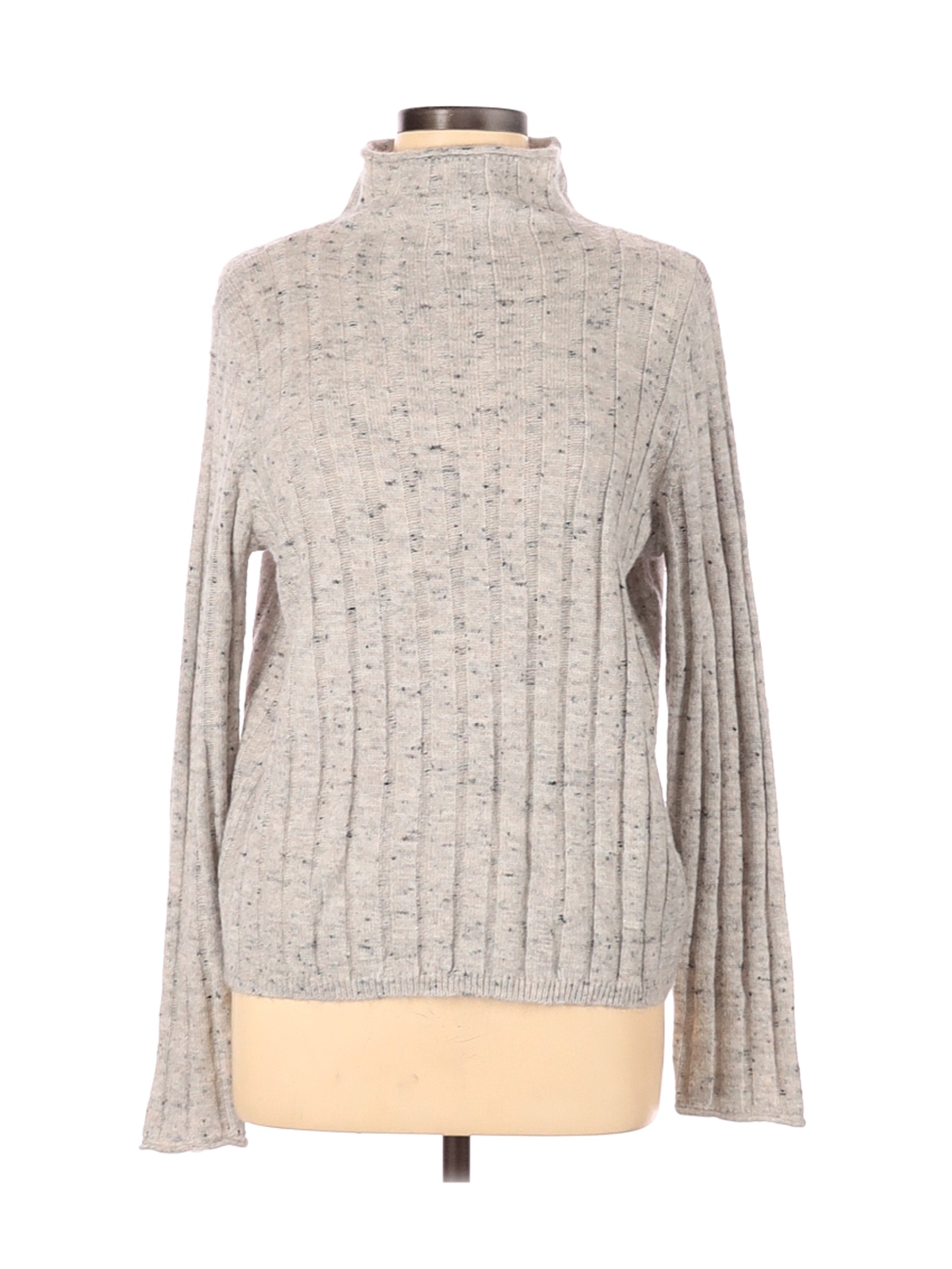 Madewell Women Brown Turtleneck Sweater L | eBay
