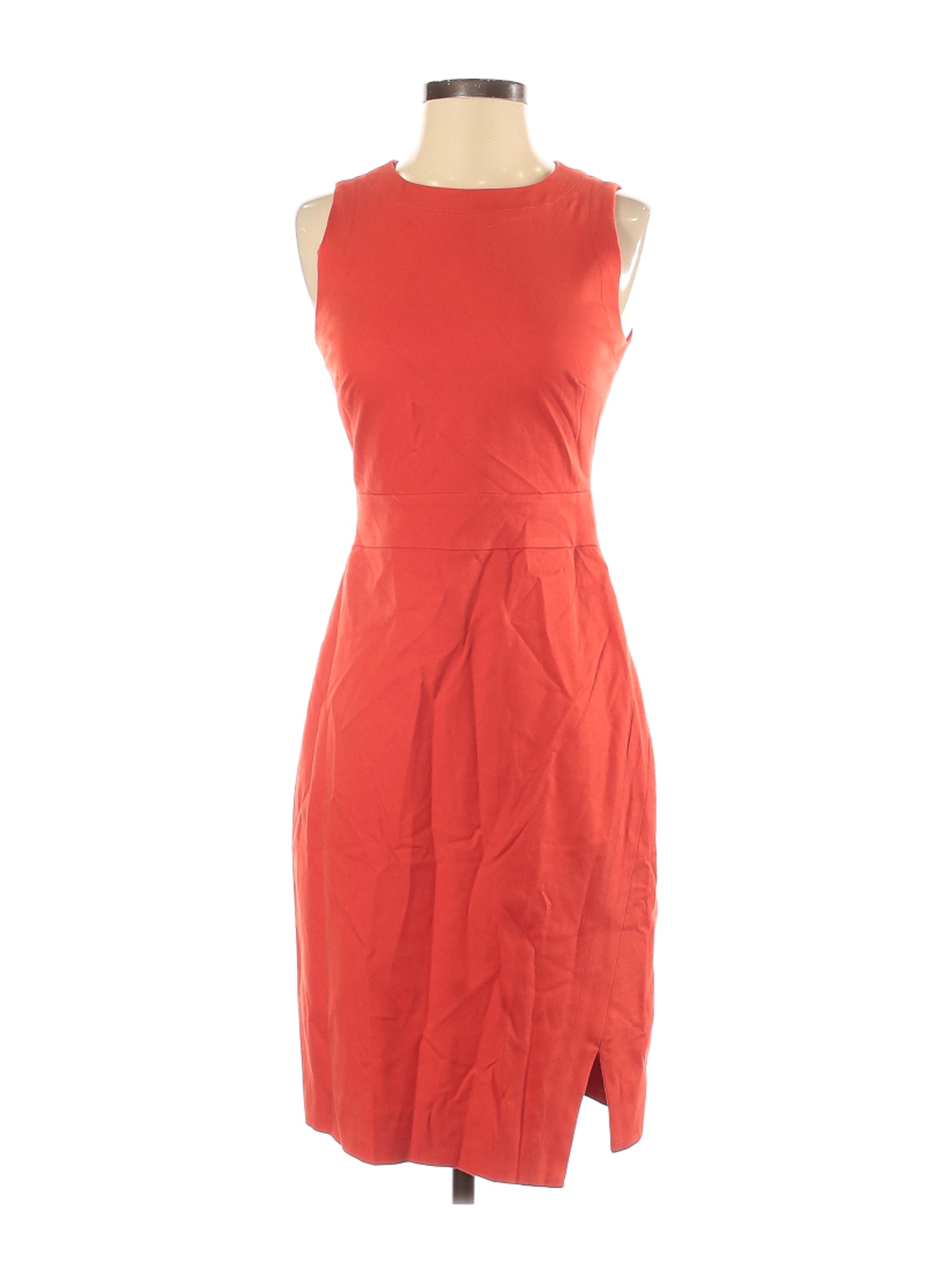 J.Crew Women Orange Casual Dress 2 | eBay