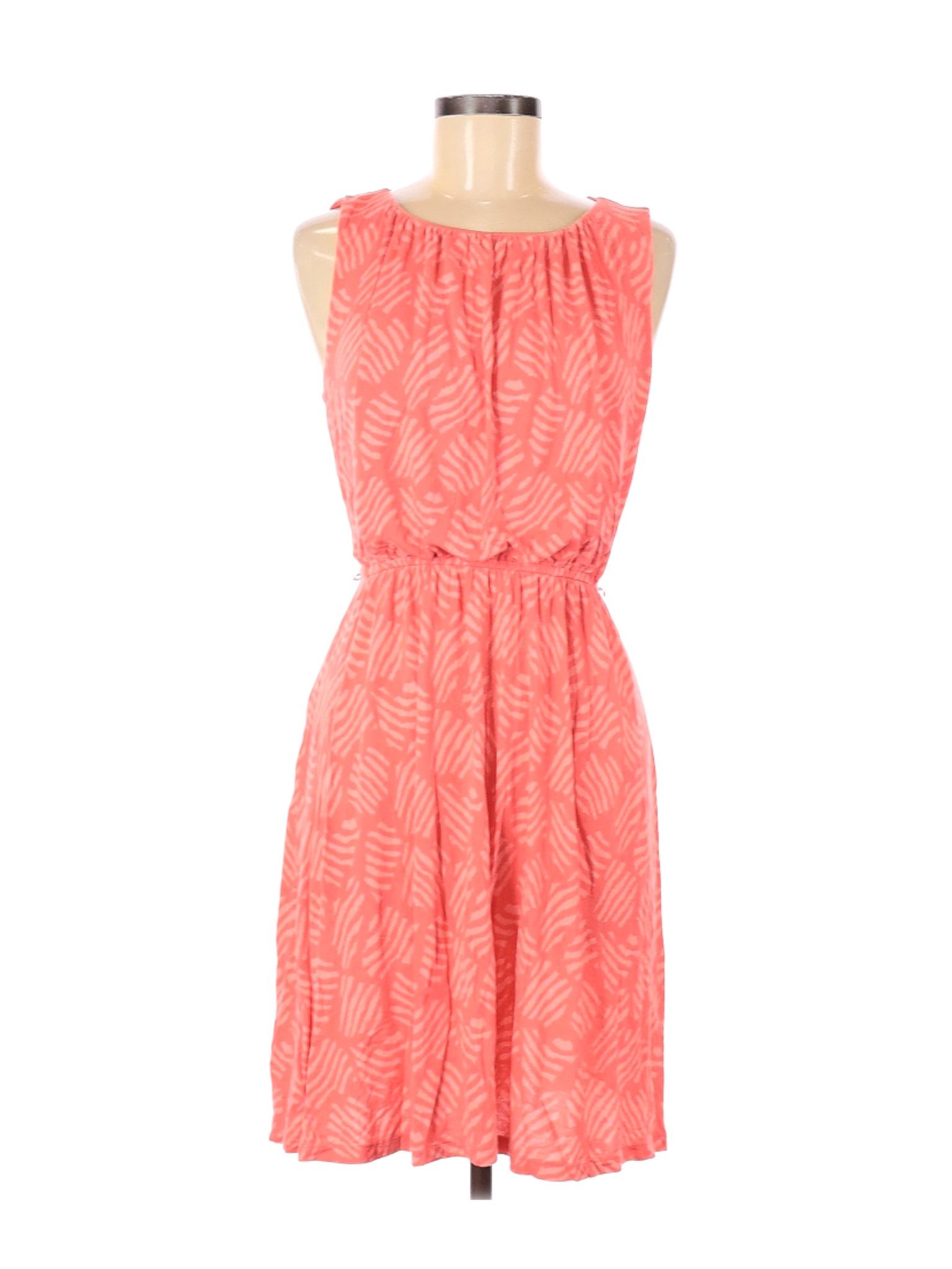 Ann Taylor LOFT Women Pink Casual Dress M | eBay
