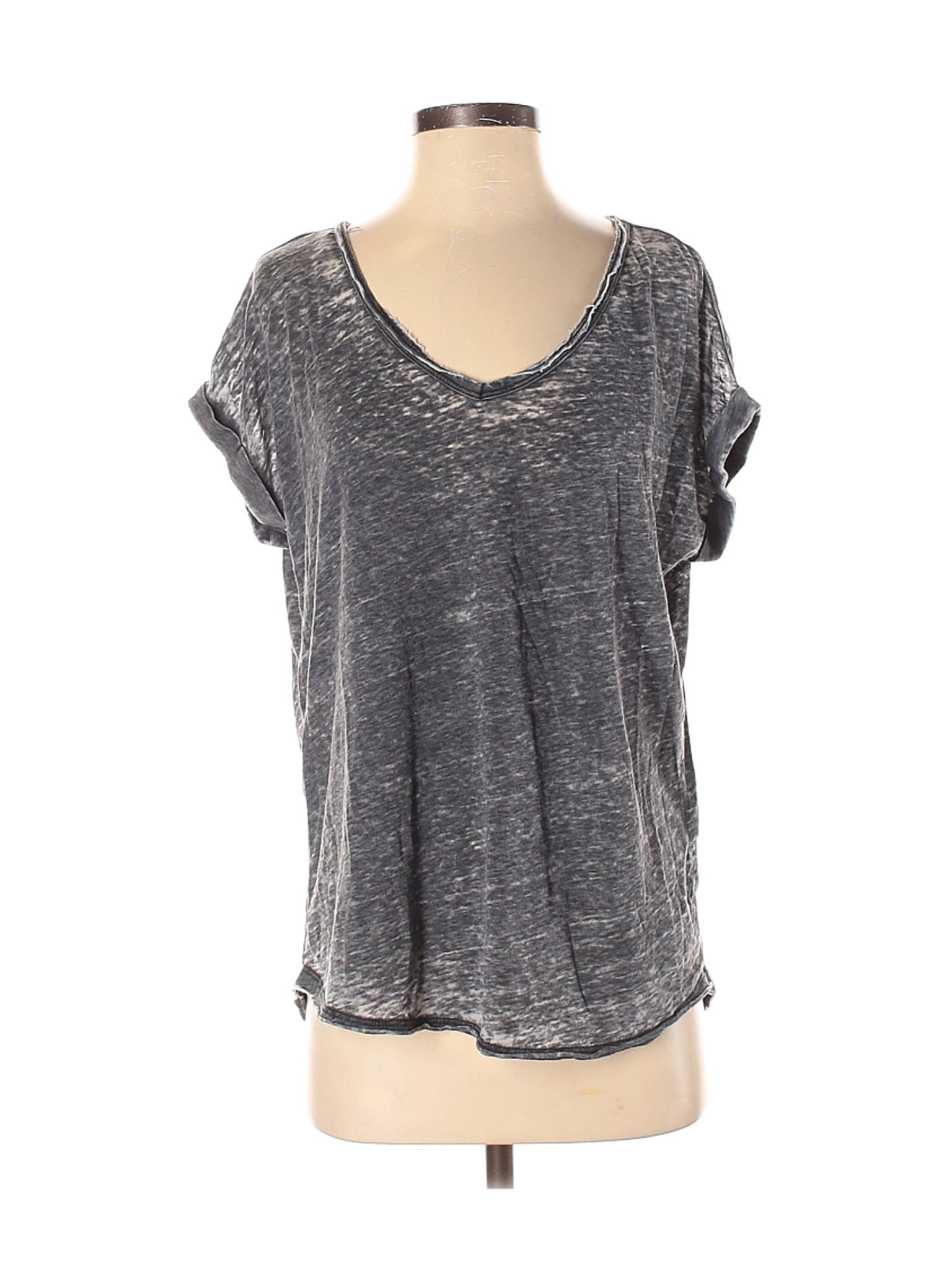 Charlotte Russe Women Gray Short Sleeve T-Shirt S | eBay