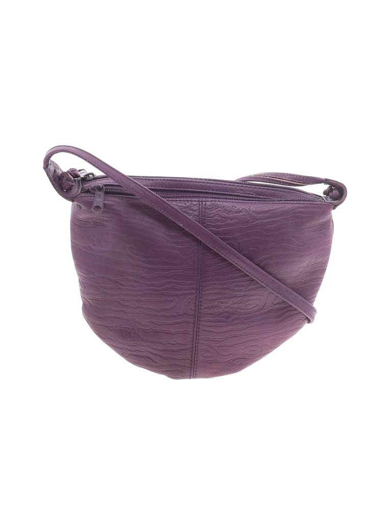 Unbranded Purple Leather Shoulder Bag One Size - photo 1