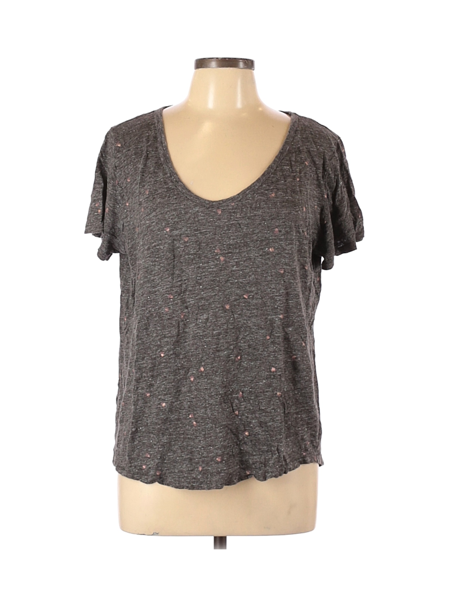 Country Road Women Gray Short Sleeve T-Shirt L | eBay