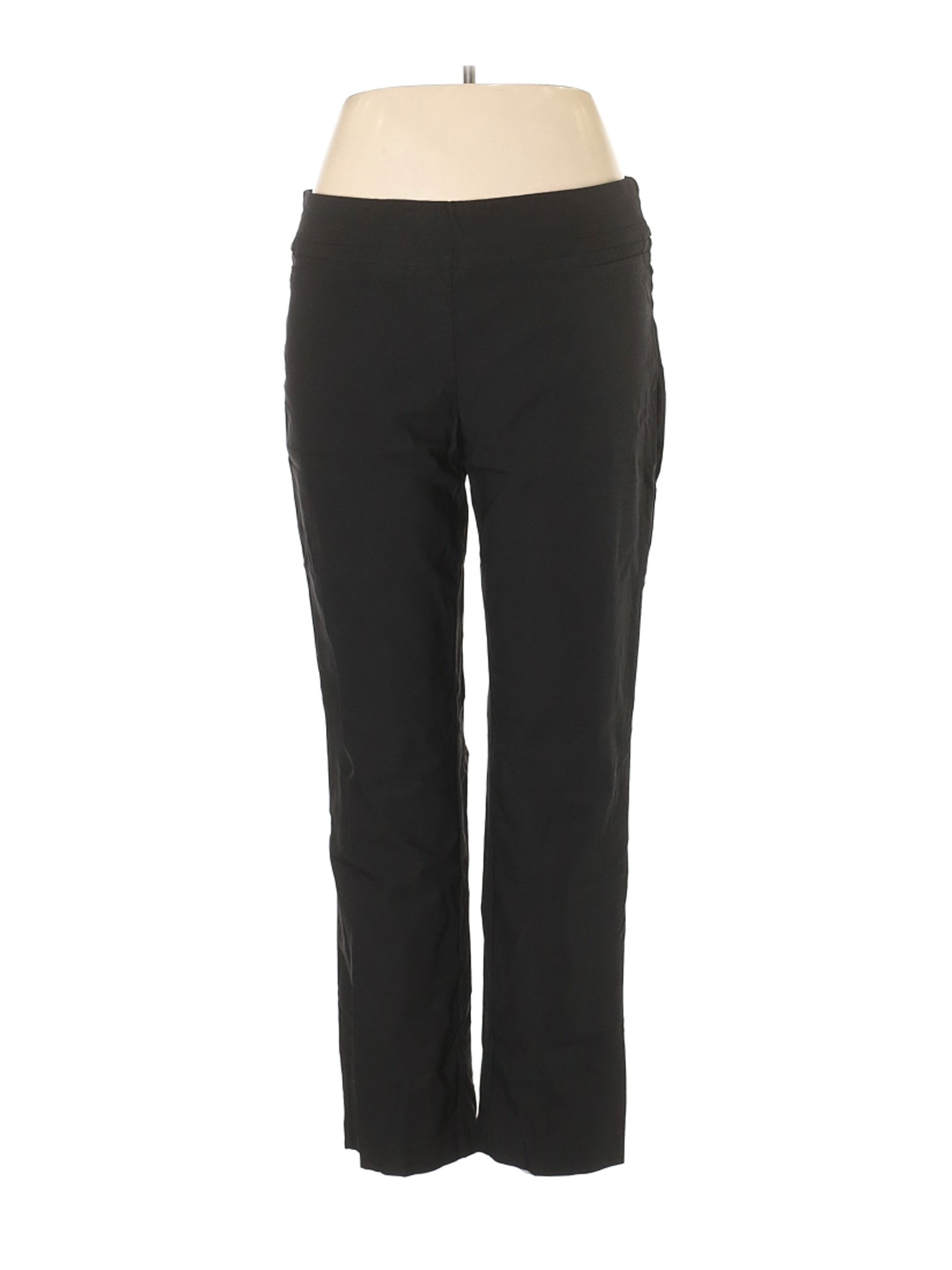 Hilary Radley Women Black Casual Pants 14 | eBay