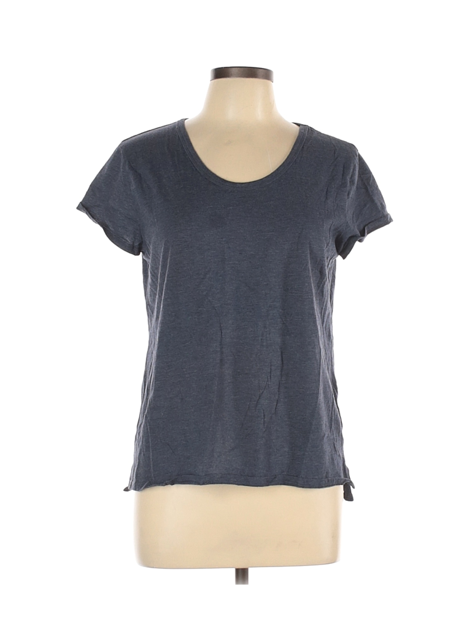 Merona Women Blue Short Sleeve T-Shirt L | eBay