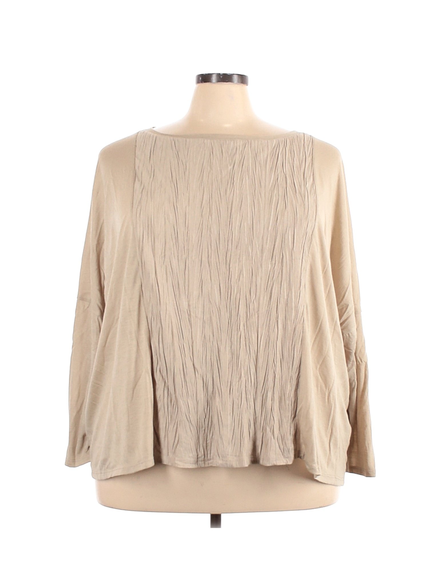 NWT Marla Wynne Women Brown Long Sleeve Top 3X Plus | eBay
