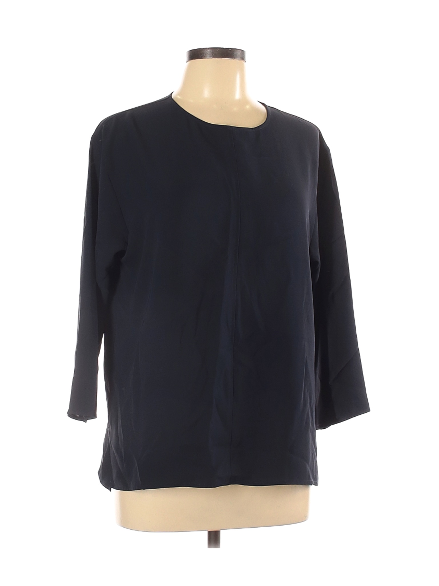 uniqlo black blouse