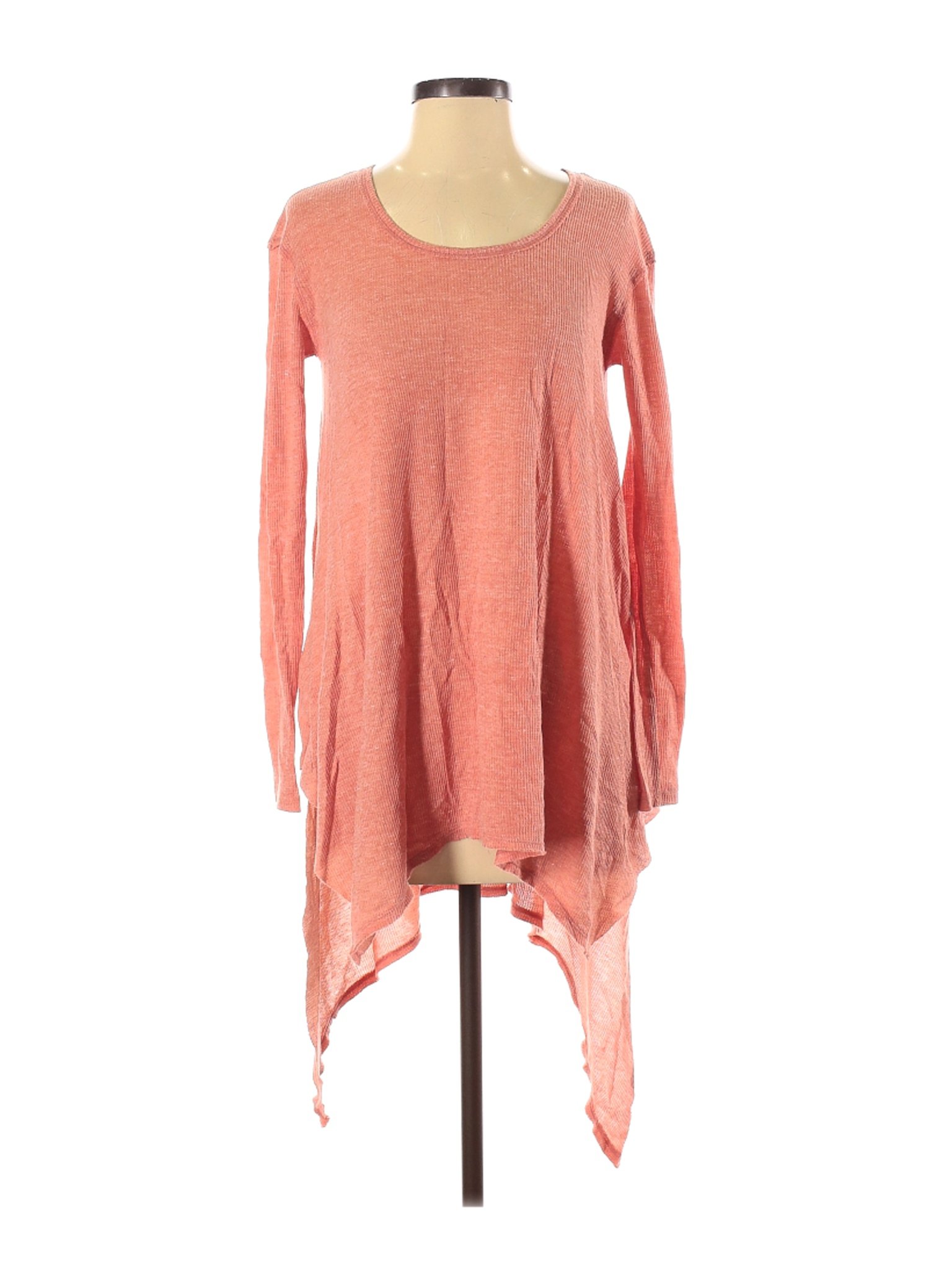 We The Free Solid Pink Long Sleeve Top Size Xs 82 Off Thredup