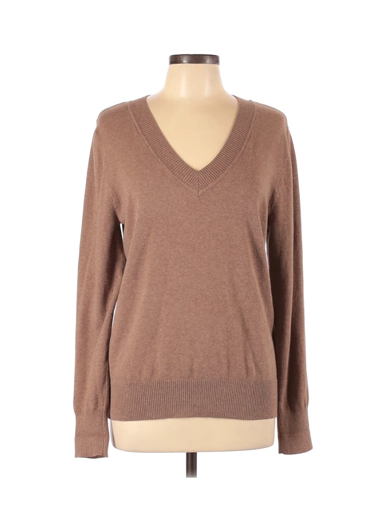 SONOMA life + style Solid Brown Tan Pullover Sweater Size L - 64% off ...