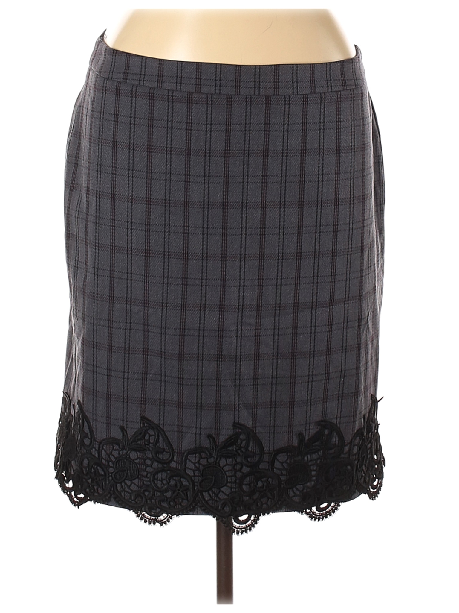 Monroe and Main Women Gray Casual Skirt 16 | eBay