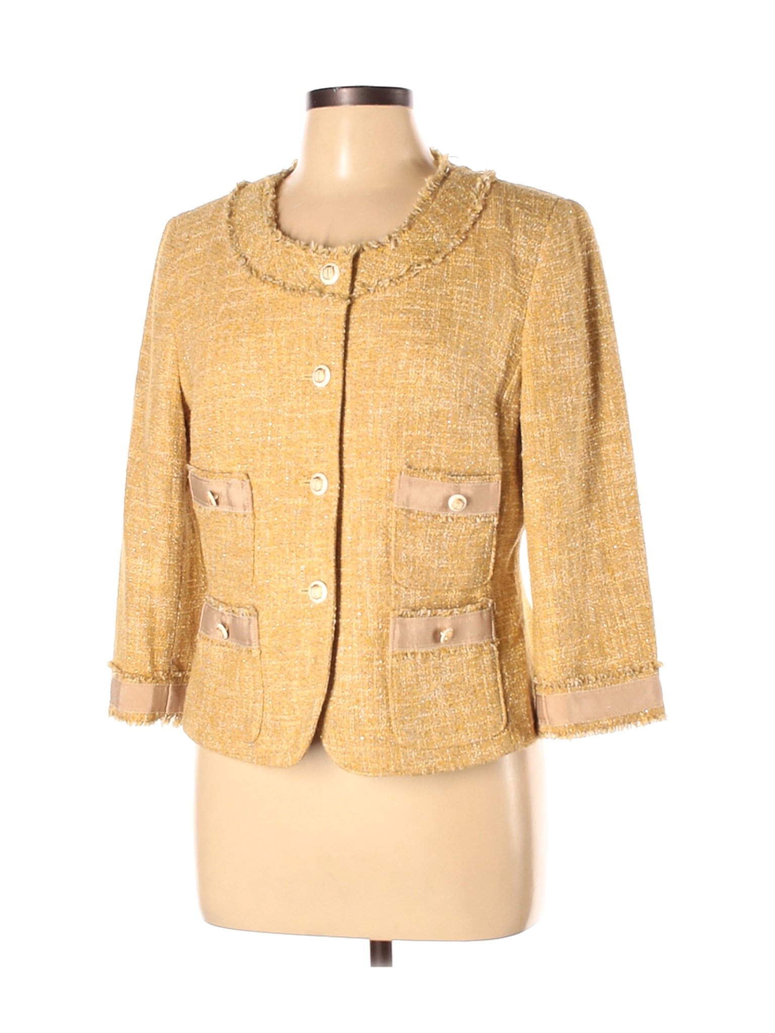 Talbots Women Yellow Jacket 12 Petites | eBay
