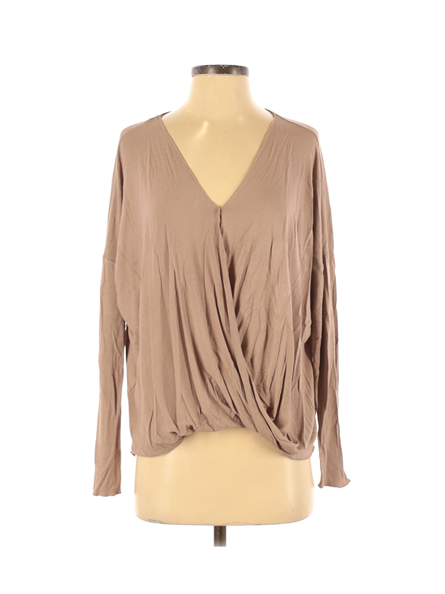 2Bella Women Brown Long Sleeve Top M | eBay