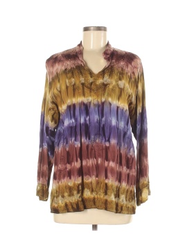 Indian Tropical Fashion Long Sleeve Blouse