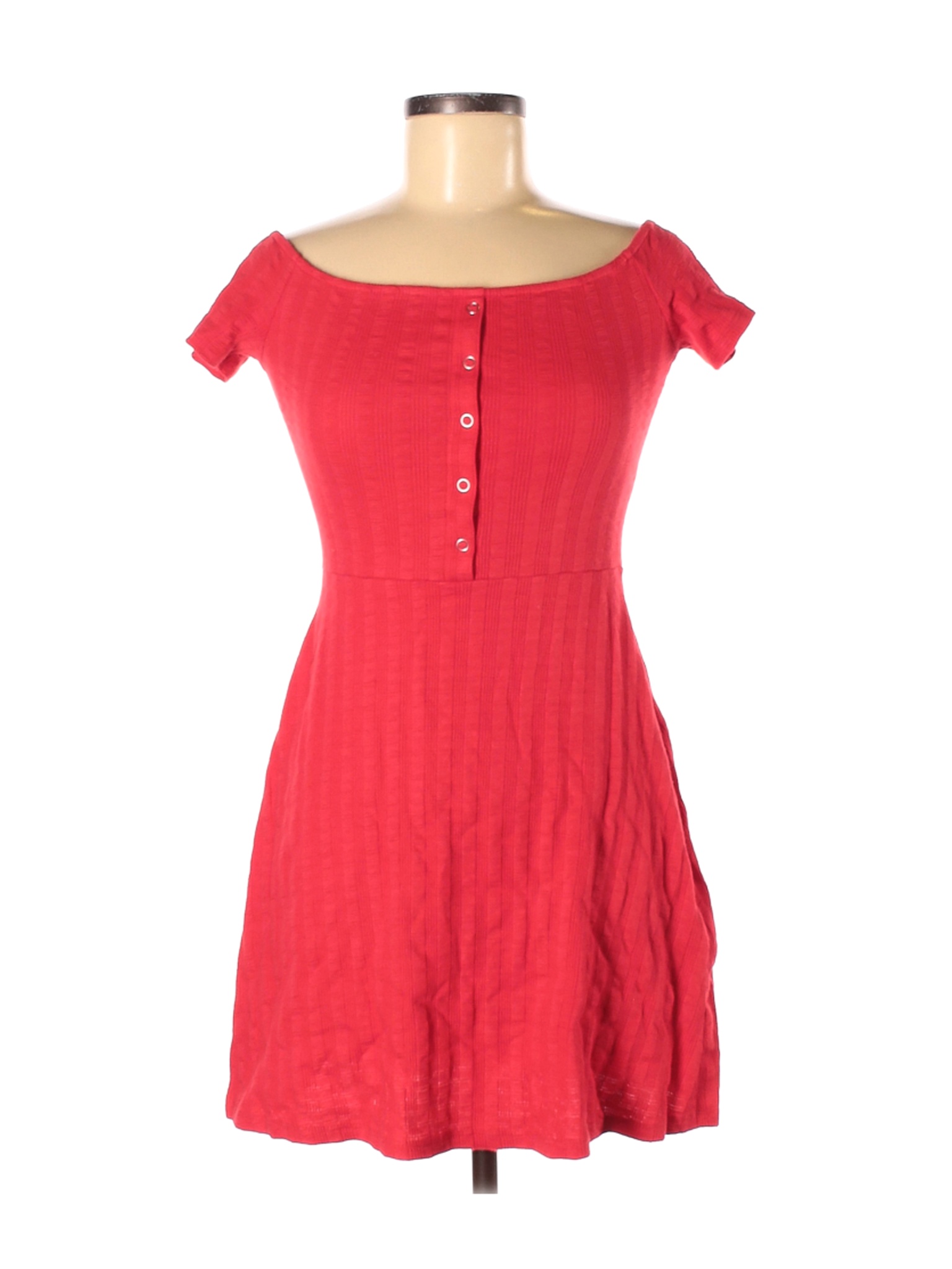 bershka red dress