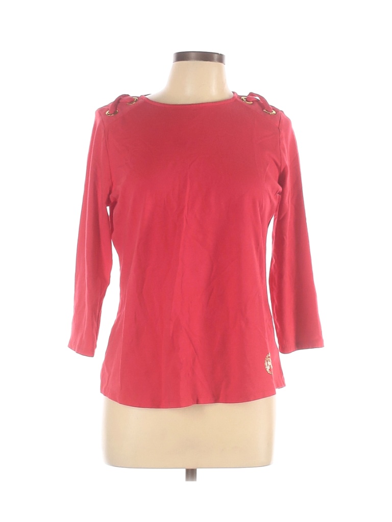 MICHAEL Michael Kors Red Long Sleeve Top Size L - photo 1