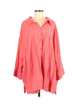 White Stag 3/4 Sleeve Button-Down Shirt