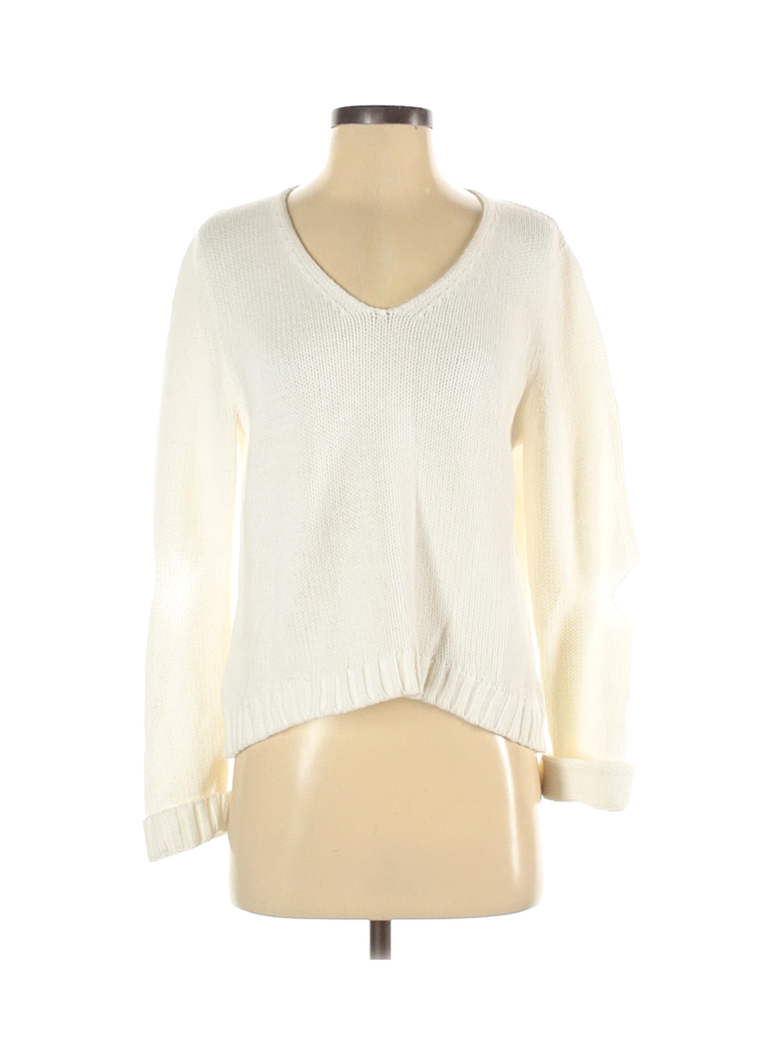 Margaret O'Leary Women Ivory Pullover Sweater S | eBay