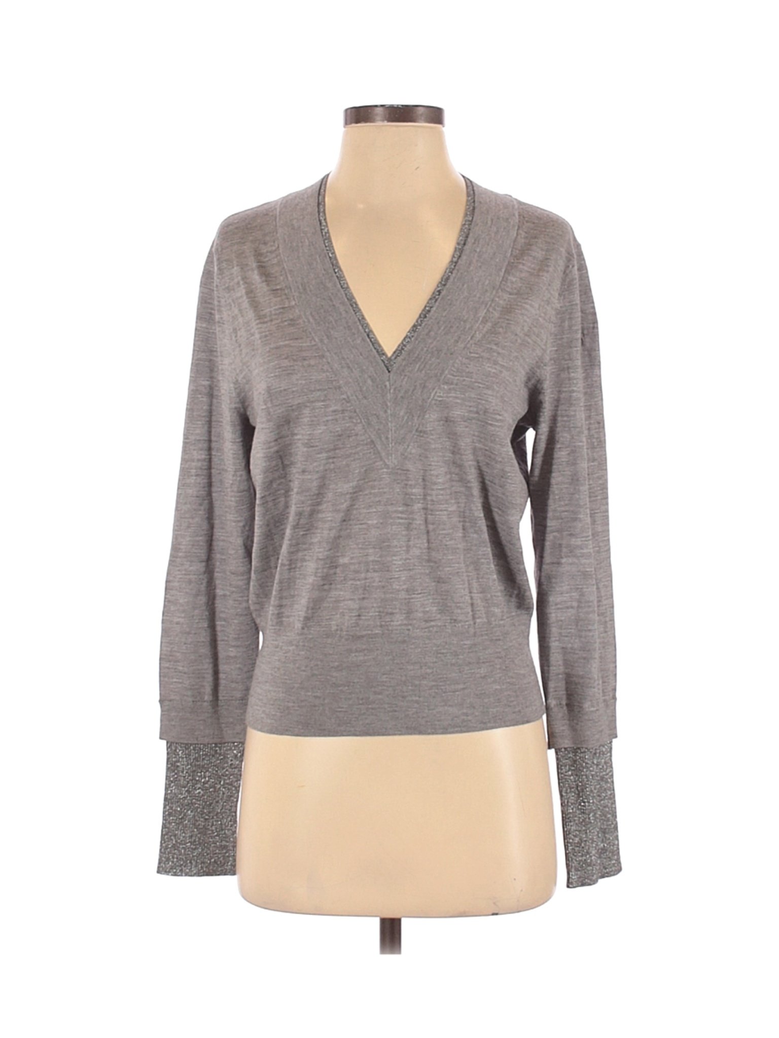 NWT Veronica Beard Women Gray Wool Pullover Sweater S | eBay