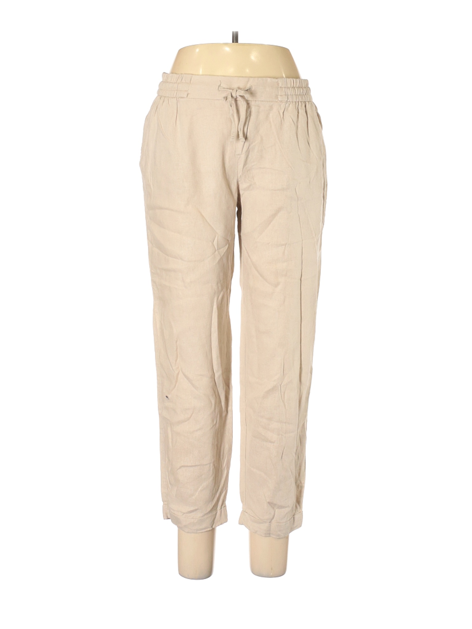 Old Navy Women Brown Linen Pants M | eBay