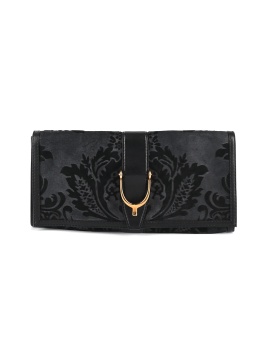 Gucci 100% Leather Black Leather Clutch 