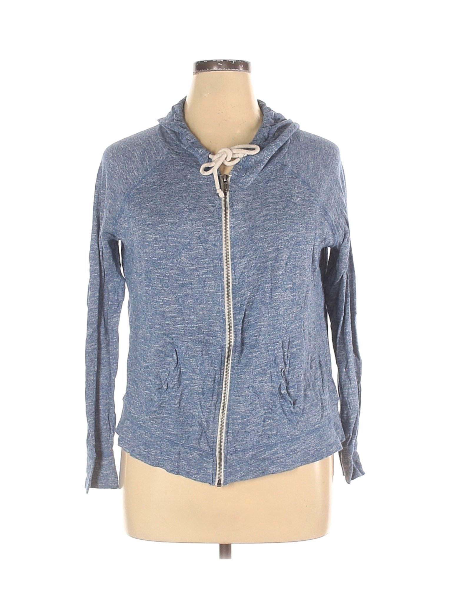 Mossimo Supply Co. Women Blue Zip Up Hoodie XL | eBay