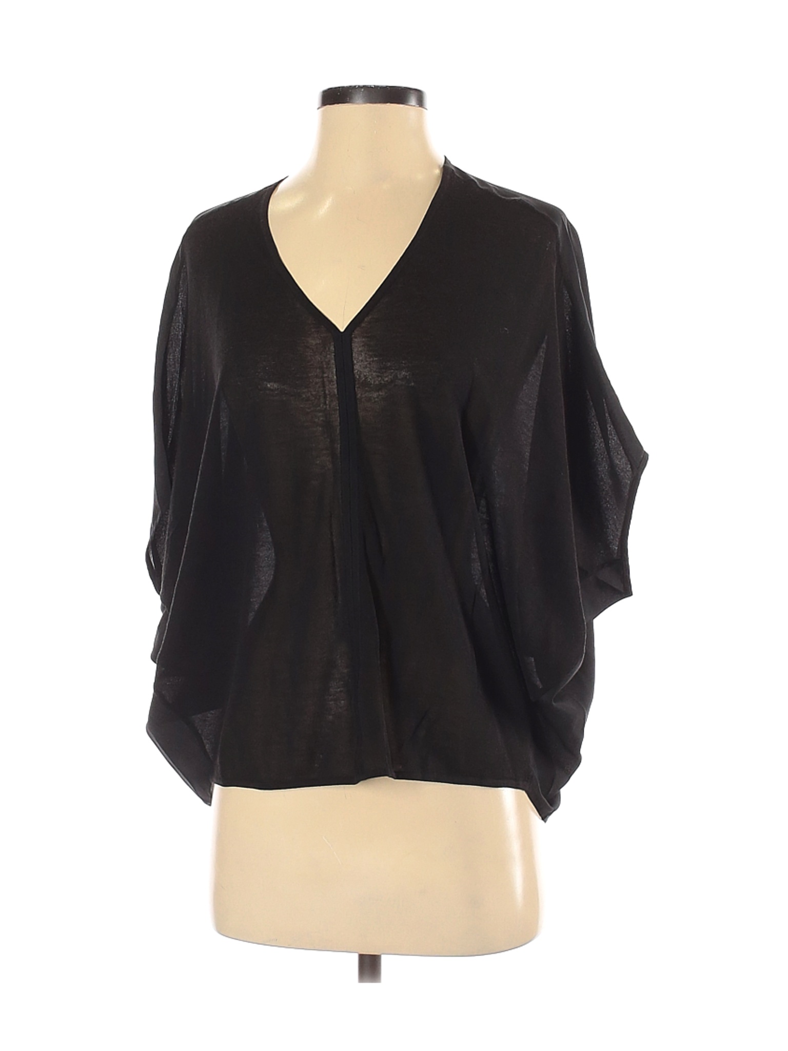 Club Monaco Women Black Short Sleeve Blouse XS | eBay