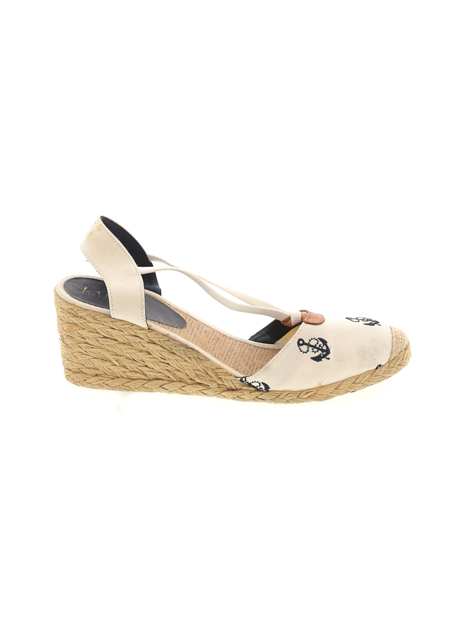 ralph lauren tan wedges