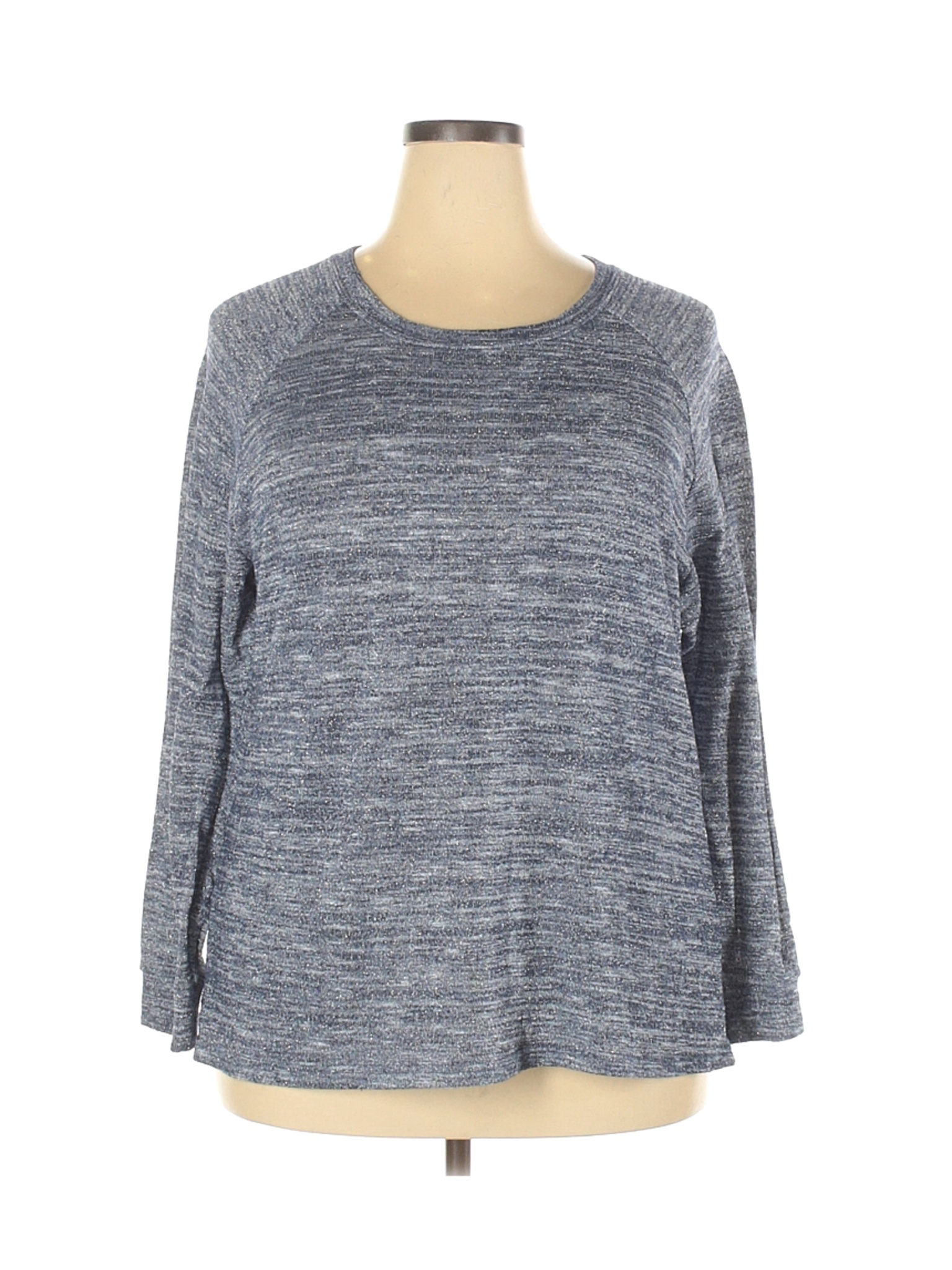 Cathy Daniels Women Gray Long Sleeve Top 2X Plus | eBay