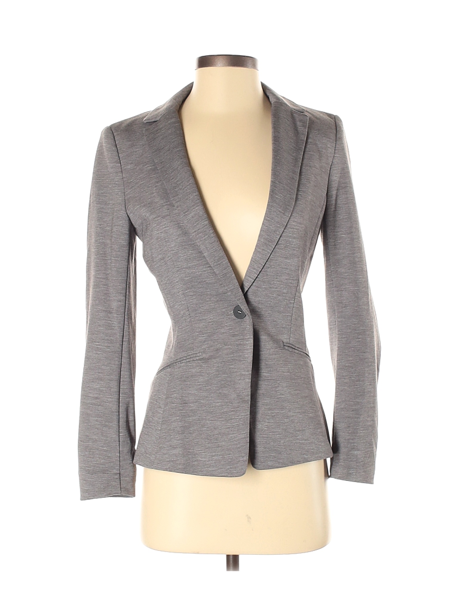 H&M Women Gray Blazer 4 | eBay