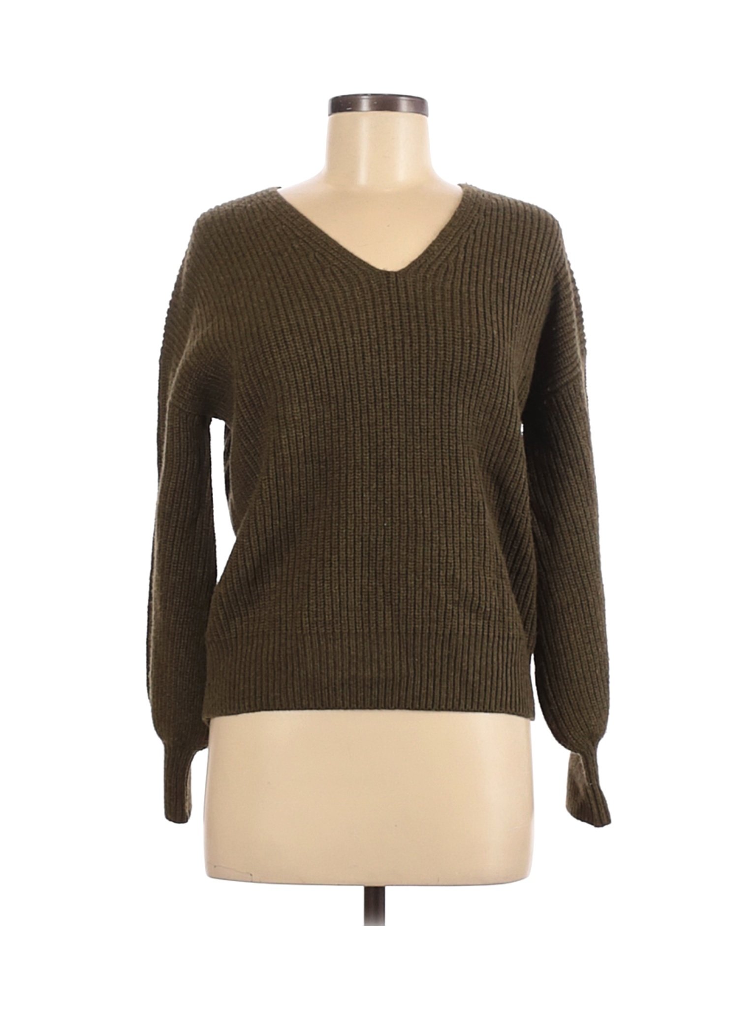 NWT Madewell Women Green Wool Pullover Sweater XS | eBay