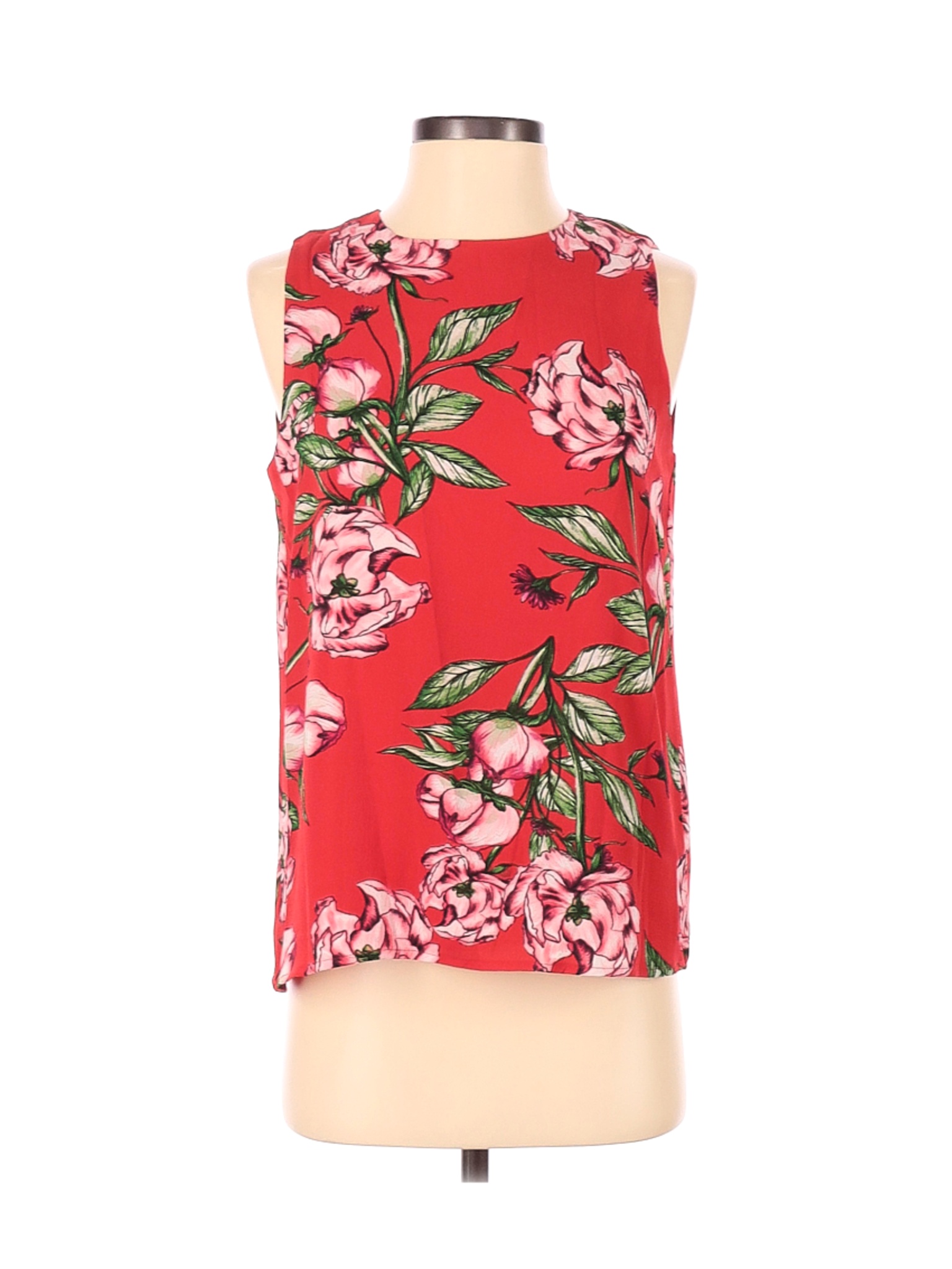 C&E Lifestyle Women Red Sleeveless Blouse S | eBay