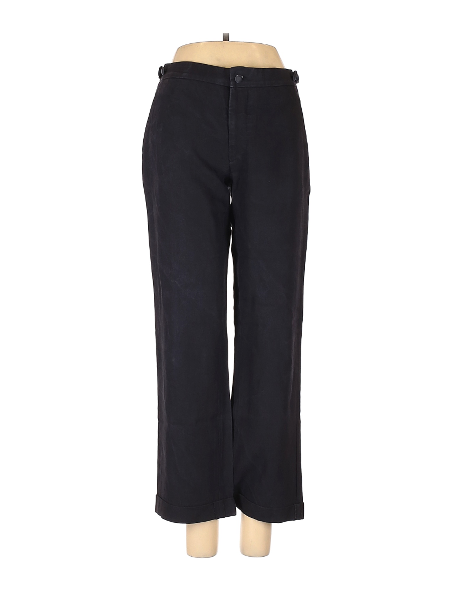 Margaret Howell Women Black Linen Pants 6 | eBay